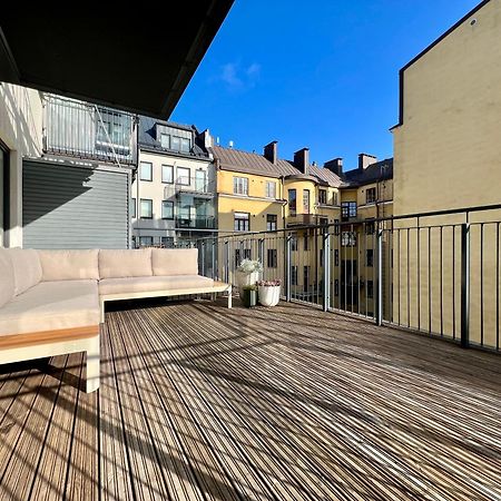 Modern Apartment With Private Terrace Helsinki Exterior foto